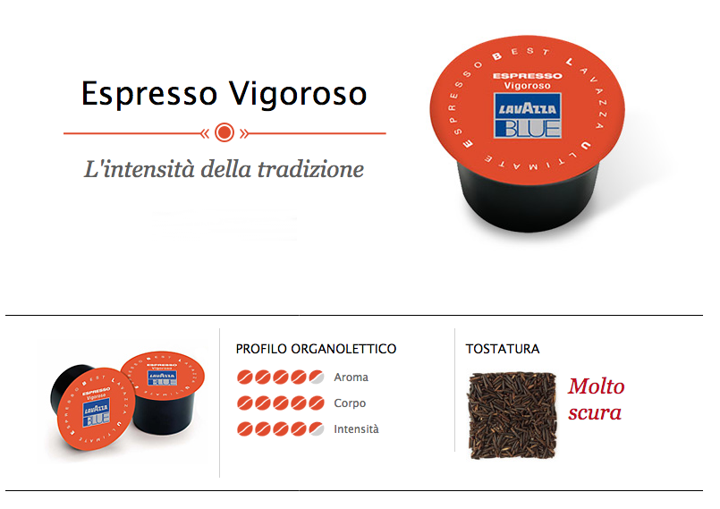 Lavazza Vigoroso 10 Capsule • Plus Caffe